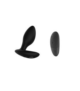 Анальная пробка з вибрацией We-Vibe Ditto+ Satin Black (Вивайб) с пультом и управлением с телефона, черная - No Taboo