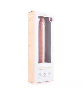 Фаллоимитатор двусторонний реалистичный Easytoys бежевый, 30 х 3 см - No Taboo