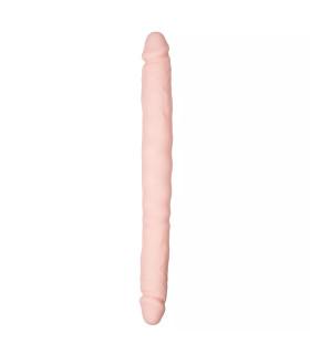 Фаллоимитатор двусторонний реалистичный Easytoys бежевый, 30 х 3 см - No Taboo
