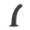 Страпон с гладким фаллоимитатором Easytoys на ремнях, черный, 13.5 х 2.7 см фото №4 — секс игрушки: Украина, NO TABOO