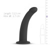 Страпон с гладким фаллоимитатором Easytoys на ремнях, черный, 13.5 х 2.7 см фото №5 — секс игрушки: Украина, NO TABOO