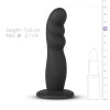 Страпон на ремнях Easytoys с рельефной насадкой, черный, 13 х 3.1 см фото №5 — секс игрушки: Украина, NO TABOO