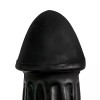 Фаллоимитатор гигантский на присоске, с рельефом All Black черный, 31 х 6 см фото №6 — секс игрушки: Украина, NO TABOO
