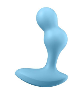 Анальный вибратор Satisfyer Deep Diver с приложением, голубой, 11.2 х 4.3 см - No Taboo
