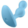 Анальный вибратор Satisfyer Deep Diver с приложением, голубой, 11.2 х 4.3 см фото №3 — секс игрушки: Украина, NO TABOO