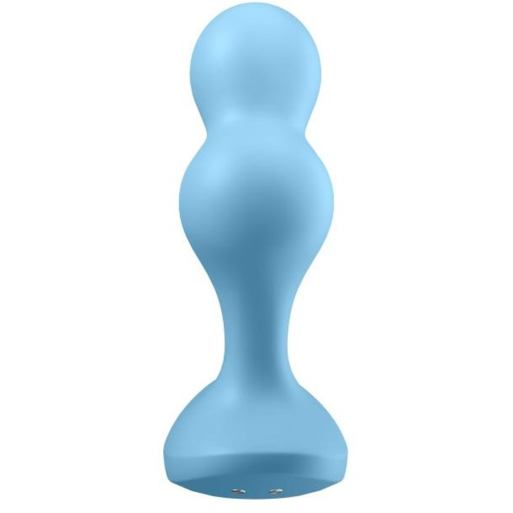 Анальный вибратор Satisfyer Deep Diver с приложением, голубой, 11.2 х 4.3 см фото №5 — секс игрушки: Украина, NO TABOO