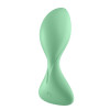 Анальный вибратор Satisfyer Trendsetter с приложением, зелёный, 11.2 х 5 см фото №1 — секс игрушки: Украина, NO TABOO