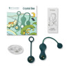 Вагинальные шарики с подключением к приложению Magic Motion Set Bolas Crystal Duo Smart Kegel зеленые фото №3 — секс игрушки: Украина, NO TABOO