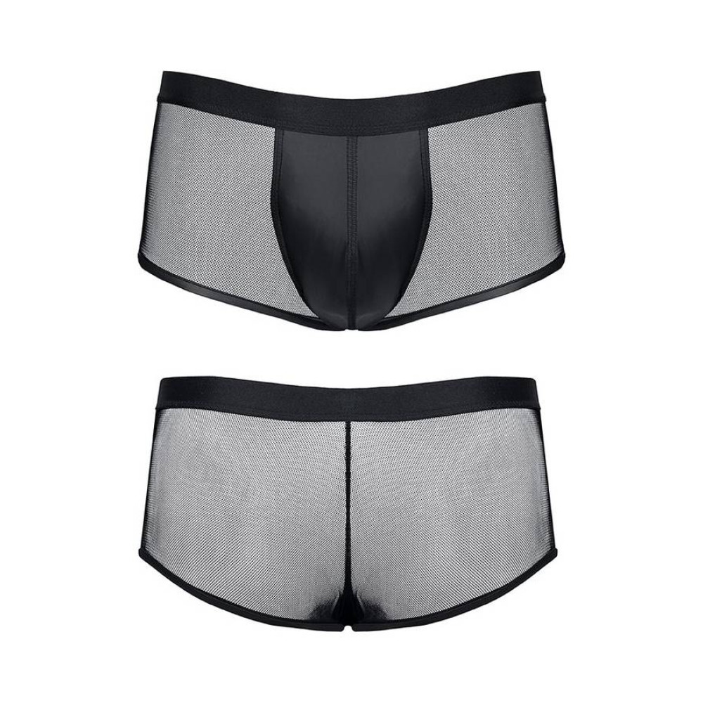 Сексуальные мужские трусы, XL, Regnes Fetish Planet Boxer Wetlook черные, фото №3 — секс шоп Украина, NO TABOO