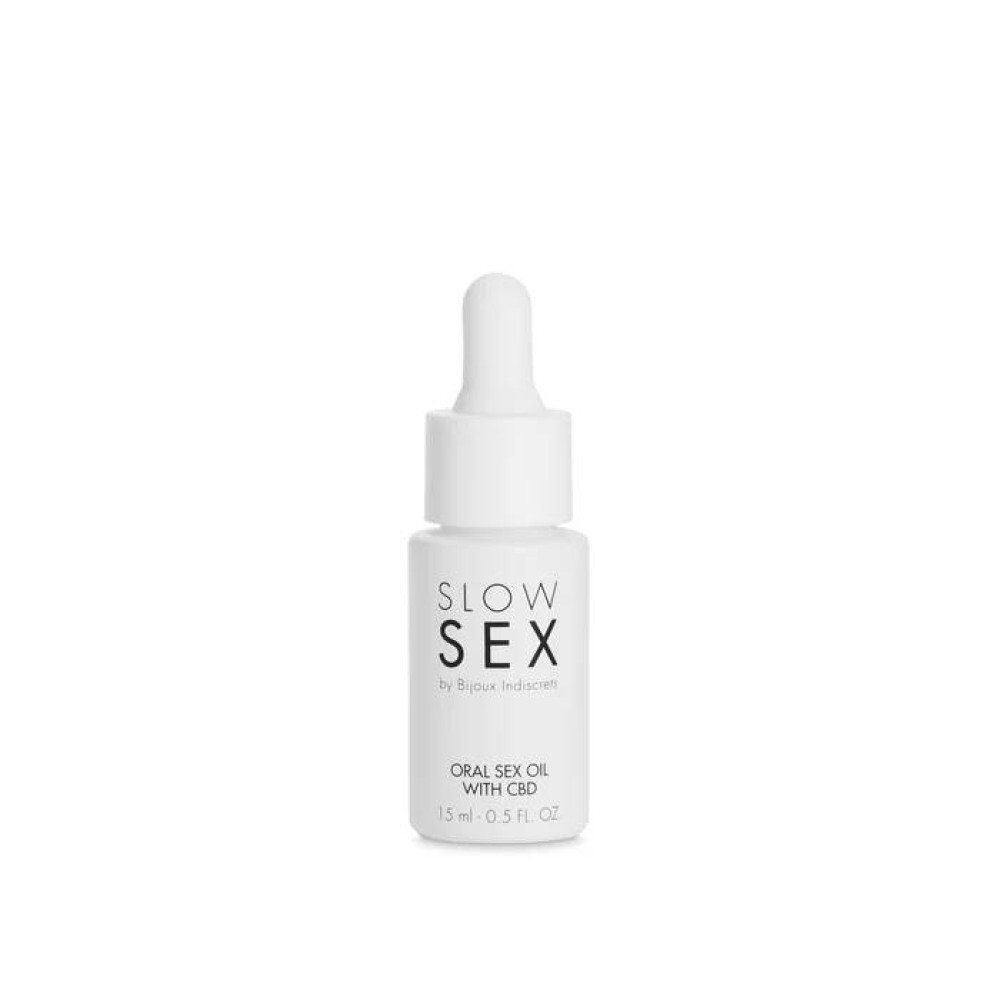 Масло для орального секса CBD Slow Sex Bijoux Indiscrets 15 мл, фото №4 — секс шоп Украина, NO TABOO