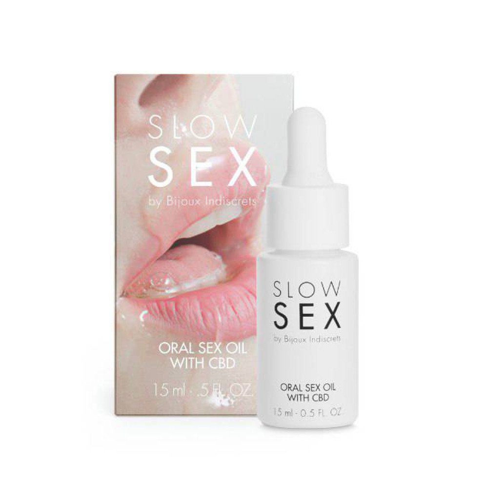 Масло для орального секса CBD Slow Sex Bijoux Indiscrets 15 мл, фото №0 — секс шоп Украина, NO TABOO