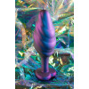 Анальная пробка Blush, M, Anal Adventures с основанием в форме сердца, фиолетовая, 11.4 х 3.8 см фото №3 — секс игрушки: Украина, NO TABOO