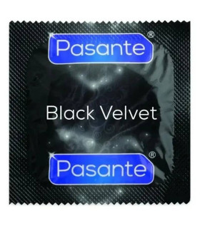 Презерватив Pasante Black Velvet, 1 шт - No Taboo