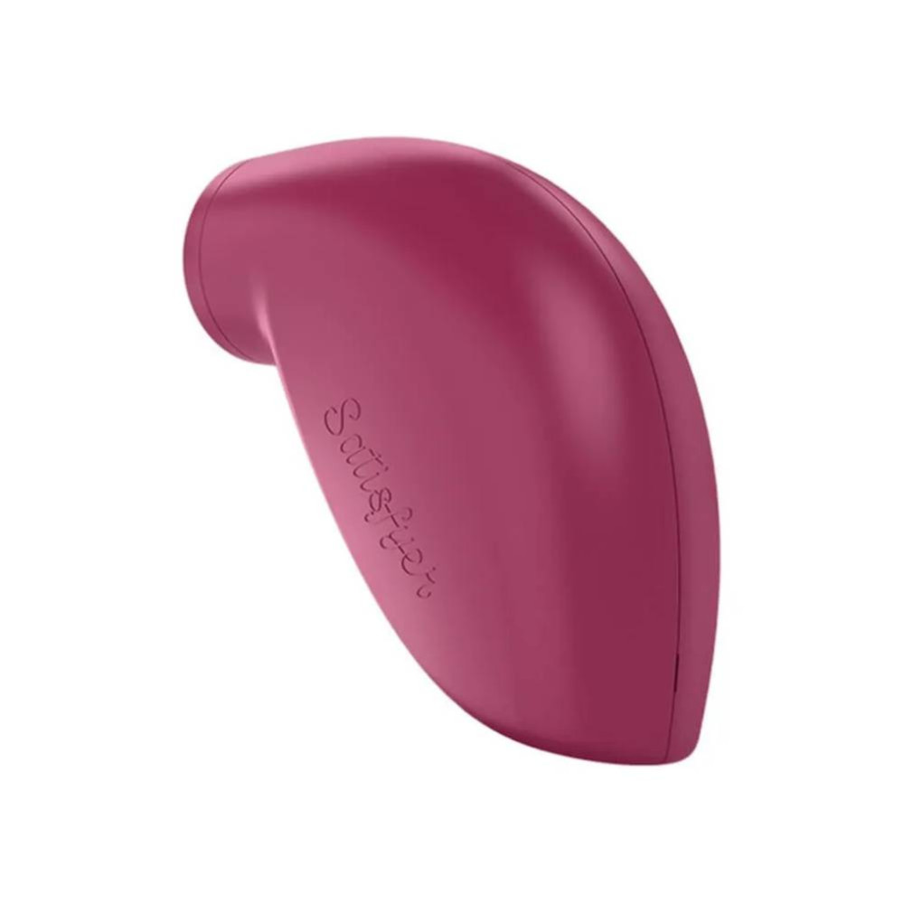 Вакуумный стимулятор клитора Satisfyer One Night Stand одноразовый, бордовый, 7.2 х 3.2 см фото №4 — секс игрушки: Украина, NO TABOO