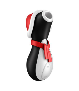 Вакуумный стимулятор клитора Satisfyer Penguin Holiday Edition разноцветный, 12.5 х 6.7 см - No Taboo