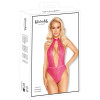 Сексуальное боди кружевное с глубоким декольте, L/XL, Kissable розовое, фото №4 — секс шоп Украина, NO TABOO