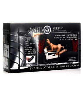Секс-машина с реалистичной насадкой XR Brands Dicktator 2.0 черная - No Taboo