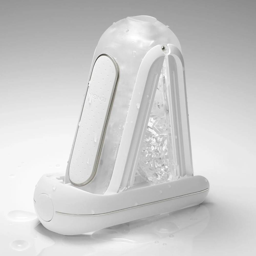 Мастурбатор нереалистичный с вибрацией Tenga - Flip Zero EV белый, 20 х 7 см фото №4 — секс игрушки: Украина, NO TABOO