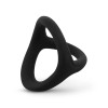 Эрекционное кольцо с петлей на мошонку Easytoys черное, 5.2 х 4 см фото №5 — секс игрушки: Украина, NO TABOO