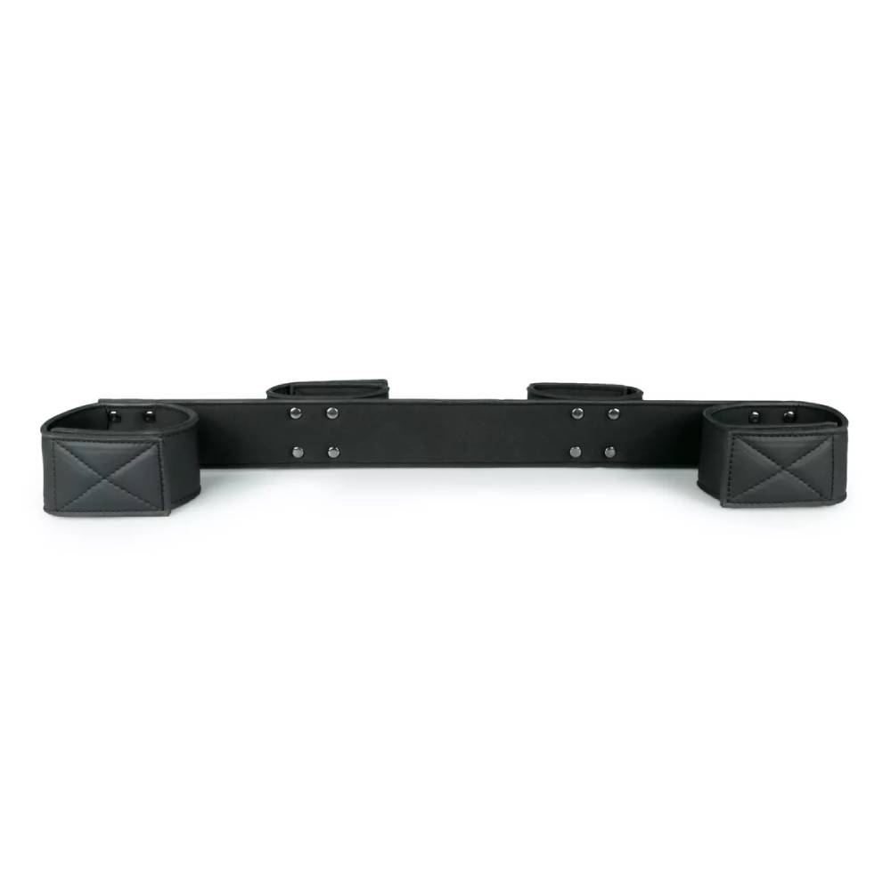 Распорка с наручниками и поножами Easytoys черная, фото №5 — секс шоп Украина, NO TABOO