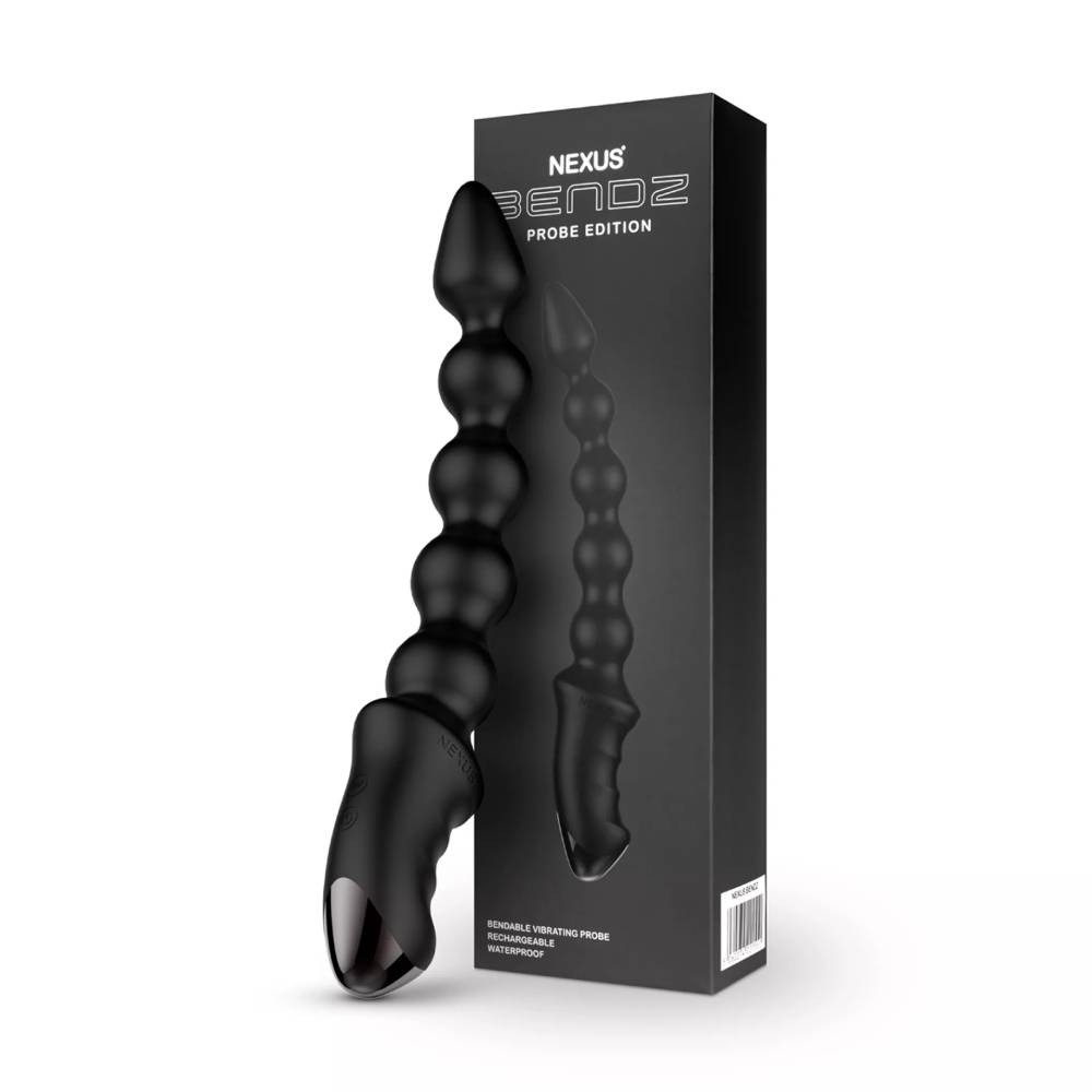 Анальная елочка с вибрацией Nexus Bendz черная, 29.2 х 3.6 см фото №0 — секс игрушки: Украина, NO TABOO
