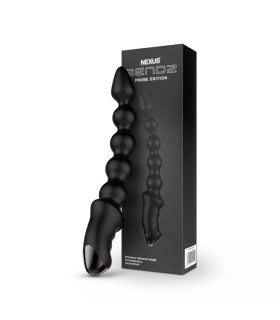 Анальная елочка с вибрацией Nexus Bendz черная, 29.2 х 3.6 см - No Taboo