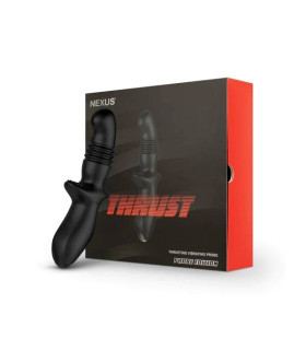 Массажер простаты с фрикциями и ротацией Nexus Thrust Anal черный, 20.4 х 3.9 см - No Taboo