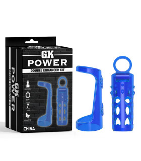 Набор насадок на член GK Power Chisa синие, 2 шт - No Taboo