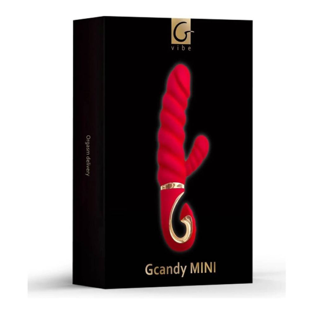 Вибратор-кролик рельефный Gcandy Mini Chili красный, 19 х 3.5 см фото №2 — секс игрушки: Украина, NO TABOO