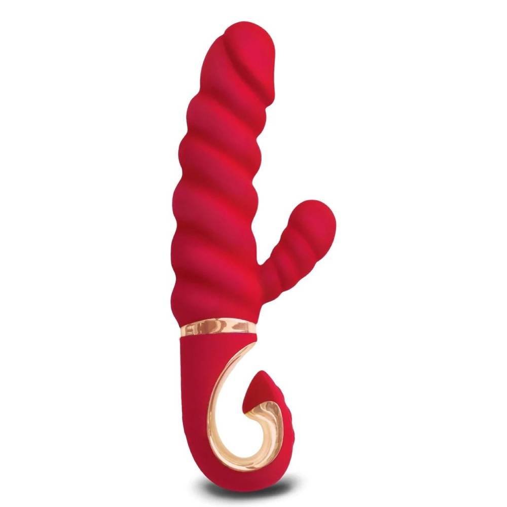 Вибратор-кролик рельефный Gcandy Mini Chili красный, 19 х 3.5 см фото №0 — секс игрушки: Украина, NO TABOO