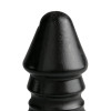 Фаллоимитатор анальный гигантский рельефный All Black черный, 26.5 х 5.5 см фото №2 — секс игрушки: Украина, NO TABOO