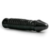 Фаллоимитатор анальный гигантский рельефный All Black черный, 26.5 х 5.5 см фото №3 — секс игрушки: Украина, NO TABOO