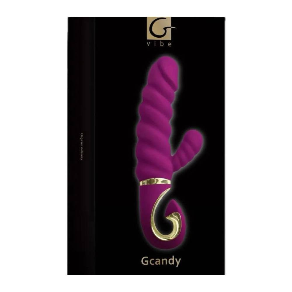 Вибратор-кролик рельефный Gcandy Sweet Raspberry фуксия, 22 х 4.5 см фото №2 — секс игрушки: Украина, NO TABOO