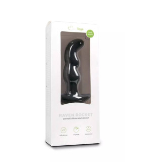 Массажер простаты с вибрацией Easytoys черный, 15.5 х 3.5 см - No Taboo