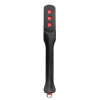 Паддл длинный с сердцами Easytoys черный, 47 см, фото №1 — секс шоп Украина, NO TABOO