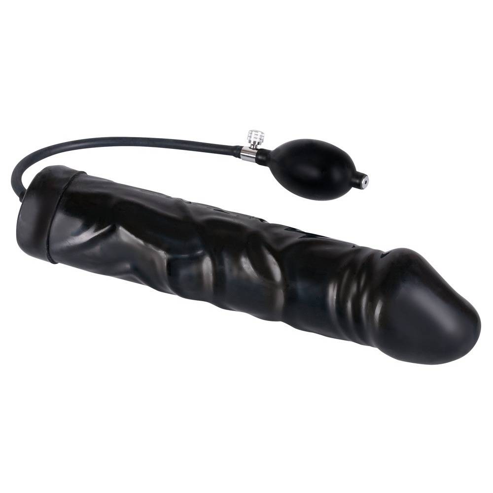 Фаллоимитатор реалистичный с накачкой You2Toys черный, 24.5 х 3.5 см фото №2 — секс игрушки: Украина, NO TABOO