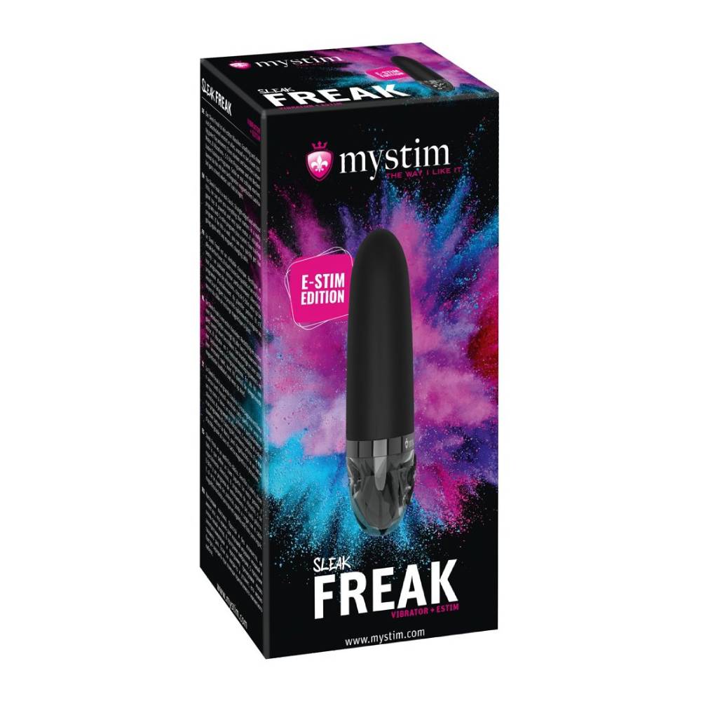 Вибратор вагинальный Mystim Sleak черный, 14.5 см х 3.6 см фото №2 — секс игрушки: Украина, NO TABOO