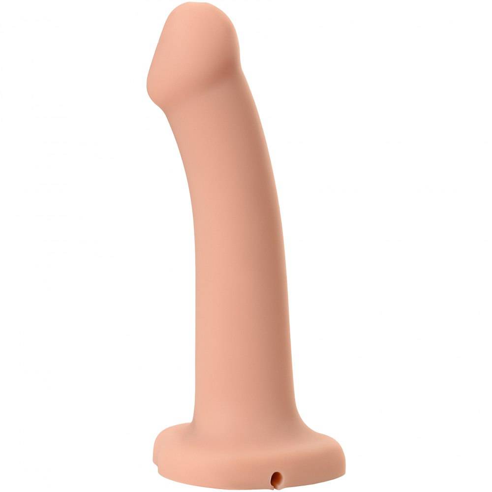 Фалоиммитатор с семяизвержением Strap-On-Me, бежевый, размер L, 19.6 х 3.6 см фото №4 — секс игрушки: Украина, NO TABOO
