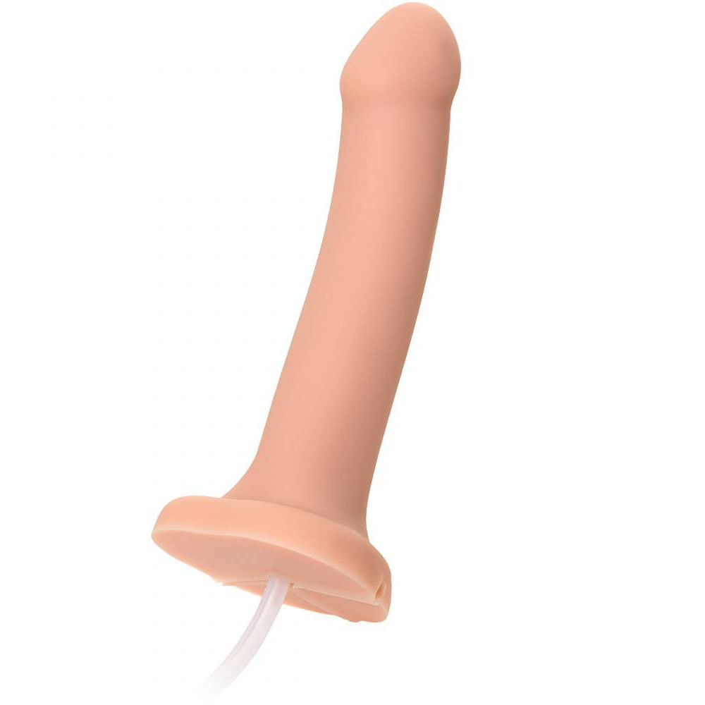 Фалоиммитатор с семяизвержением Strap-On-Me, бежевый, размер L, 19.6 х 3.6 см фото №8 — секс игрушки: Украина, NO TABOO