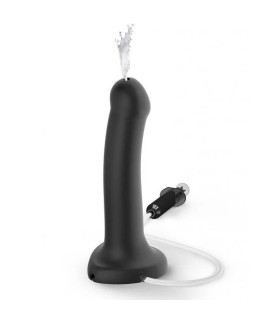 Фалоиммитатор с семяизвержением Strap-On-Me, черный, размер L, 19.6 х 3.6 см - No Taboo