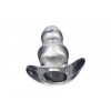 Прозрачная анальная пробка с туннелем Clear View Hollow Anal Plug - Small фото №3 — секс игрушки: Украина, NO TABOO
