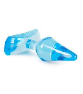 Анальная пробка Easytoys The Assifier голубая - No Taboo