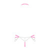 Сексуальный комплект Chainty set pink L/XL, розовый, фото №3 — секс шоп Украина, NO TABOO