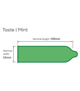 Резинки Pasante Taste Condoms, 12 шт, с разными вкусами - No Taboo