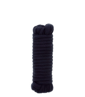 Веревка для бондажа Dreamtoys All Time Favorites, черная, 5 м - No Taboo