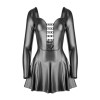 Мини-платье Noir Handmade с заклепками размер S, черное, фото №3 — секс шоп Украина, NO TABOO