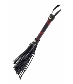 Флоггер Dreamtoys Blaze черный, 24 см - No Taboo