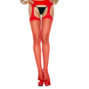 Колготы эротические с вырезами красные Strip Panty 20 den S/M, фото №1 — секс шоп Украина, NO TABOO