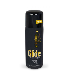 Лубрикант HOT Premium Glide, на силиконовой основе, 200 мл - No Taboo