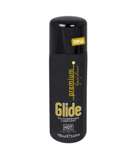 Лубрикант HOT Premium Silicone Glide на силиконовой основе, 100 мл - No Taboo
